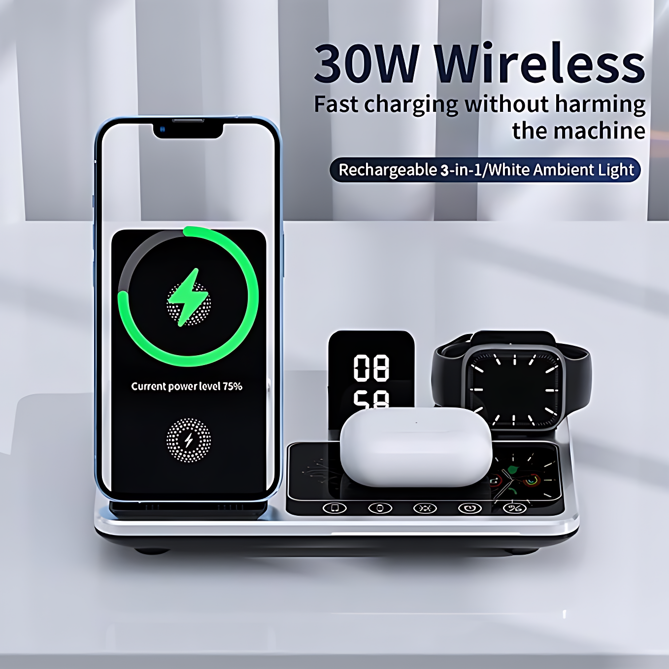 4 in 1 Wireless Charger