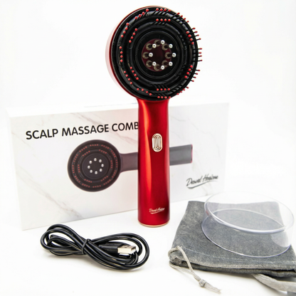 Scalp Massage Brush with Oil Applicator